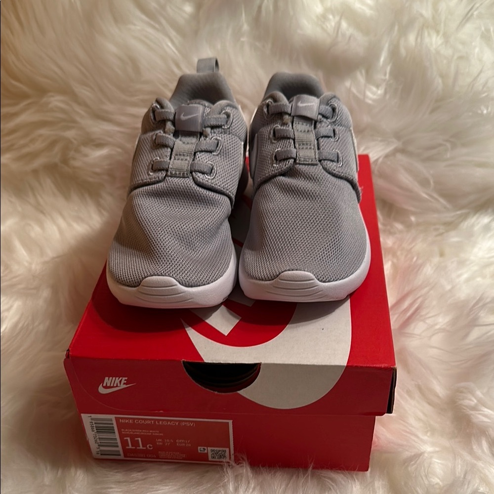 Nike Court Legacy Kids Gray Sneakers